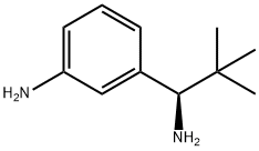 (R)-3-(1-amino-2,2-dimethylpropyl)aniline Struktur