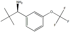 (1R)-2,2-DIMETHYL-1-[3-(TRIFLUOROMETHOXY)PHENYL]PROPYLAMINE Struktur