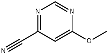 6-METHOXYPYRIMIDINE-4-CARBONITRILE Structure