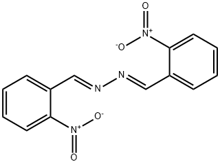 bis(2-nitrobenzylidene)hydrazine Struktur