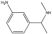 3-[1-(METHYLAMINO)ETHYL]ANILINE Struktur