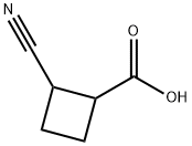 2-cyanocyclobutane-1-carboxylic acid Structure