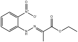 (E)-ETHYL 2-(2-(2-NITROPHENYL)HYDRAZONO)PROPANOATE Struktur