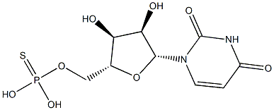 Uridine, 5'-(dihydrogen phosphorothioate) Struktur