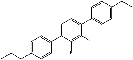 4-Ethyl-2',3'-difluoro-4''-propyl-1,1':4',1''-terphenyl Struktur