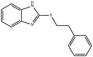 2-(phenethylthio)-1H-benzo[d]imidazole Struktur