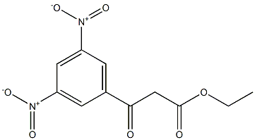 ethyl 3-(3,5-dinitrophenyl)-3-oxopropanoate Struktur