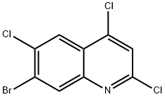 7-bromo-2,4,6-trichloroquinoline Struktur