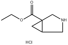 Ethyl 3-azabicyclo[3.1.0]hexane-1-carboxylate hydrochloride, 1989558-84-0, 結(jié)構(gòu)式