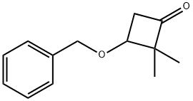 3-(BENZYLOXY)-2,2-DIMETHYLCYCLOBUTAN-1-ONE Struktur