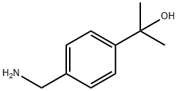 2-[4-(aminomethyl)phenyl]propan-2-ol Struktur