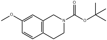 tert-Butyl 7-methoxy-3,4-dihydroisoquinoline-2(1H)-carboxylate Structure