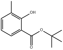 2-Hydroxy-3-methyl-benzoic acid tert-butyl ester Struktur