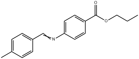 propyl 4-[(4-methylbenzylidene)amino]benzoate Structure