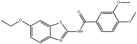 N-(6-ethoxybenzo[d]thiazol-2-yl)-3,4-dimethoxybenzamide Struktur