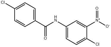 4-chloro-N-(4-chloro-3-nitrophenyl)benzamide Struktur