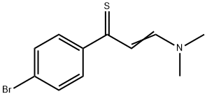 2-Propene-1-thione, 1-(4-bromophenyl)-3-(dimethylamino)- Struktur