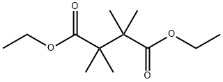 Butanedioic acid,2,2,3,3-tetramethyl-, 1,4-diethyl ester Struktur