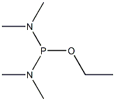 N-(dimethylamino-ethoxy-phosphanyl)-N-methyl-methanamine Struktur