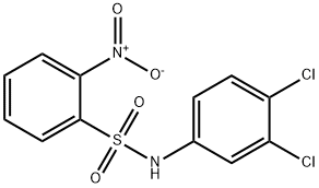 N-(3,4-Dichlorophenyl)-2-nitrobenzenesulfonamide, 97% Struktur