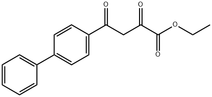 Ethyl a,g-dioxo-4-(biphenyl-4-yl)butanoate Struktur