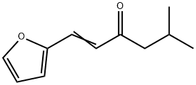 1-(2-furyl)-5-methyl-hex-1-en-3-one Struktur