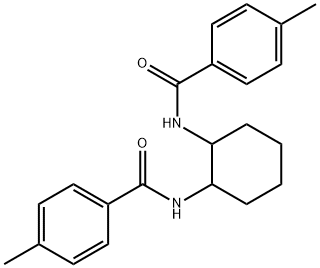 N,N'-1,2-cyclohexanediylbis(4-methylbenzamide) Struktur