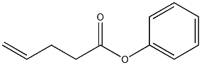 4-Pentenoic acid, phenyl ester Struktur