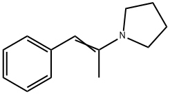 Pyrrolidine, 1-(1-methyl-2-phenylethenyl)- Struktur