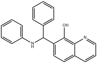 8-Quinolinol,7-[phenyl(phenylamino)methyl]- Struktur