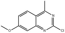 Quinazoline, 2-chloro-7-methoxy-4-methyl- Struktur