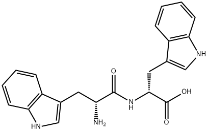 D-Tryptophan, N-D-tryptophyl- Struktur