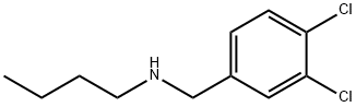 butyl[(3,4-dichlorophenyl)methyl]amine hydrochloride Struktur