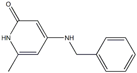 2(1H)-Pyridinone,6-methyl-4-[(phenylmethyl)amino]- Struktur