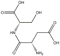 L-Serine, L-a-aspartyl- Struktur