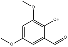 Benzaldehyde, 2-hydroxy-3,5-dimethoxy- Struktur