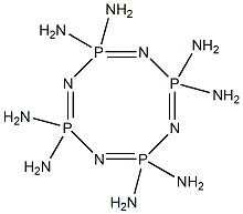 1,3,5,7,2,4,6,8-Tetrazatetraphosphocine,2,2,4,4,6,6,8,8-octaamino-2,2,4,4,6,6,8,8-octahydro- (7CI,8CI,9CI) Struktur