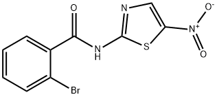 2-bromo-N-(5-nitro-1,3-thiazol-2-yl)benzamide Struktur