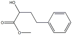 Benzenebutanoic acid, a-hydroxy-, methyl ester Struktur