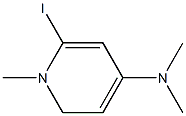 N,N,1-trimethylpyridin-4-amine iodide Struktur