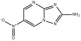 6-nitro-[1,2,4]triazolo[1,5-a]pyrimidin-2-amine Struktur