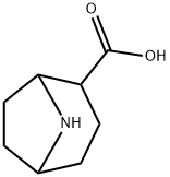 8-AZABICYCLO[3.2.1] OCTANE-2-CARBOXYLIC ACID,, 856334-98-0, 結(jié)構(gòu)式