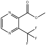 Methyl 3-(trifluoromethyl)pyrazine-2-carboxylate Struktur