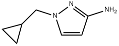 1-(cyclopropylmethyl)-1H-pyrazol-3-amine Struktur