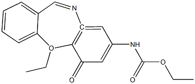 ethyl N-(5-ethyl-6-oxobenzo[b][1,4]benzoxazepin-8-yl)carbamate Struktur