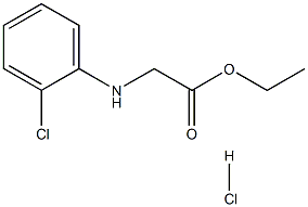 DL-2-Chlorophenylglycine ethyl ester hydrochloride Struktur