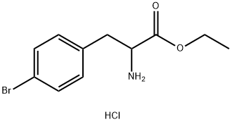 Phenylalanine, 4-bromo-, ethyl ester, hydrochloride Struktur