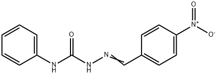 4-nitrobenzaldehyde N-phenylsemicarbazone Struktur