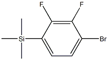 (4-bromo-2,3-difluorophenyl)-trimethylsilane Struktur