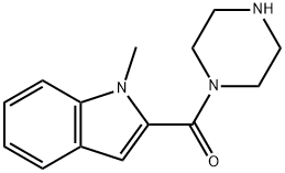 (1-methyl-1H-indol-2-yl)(piperazin-1-yl)methanone Struktur